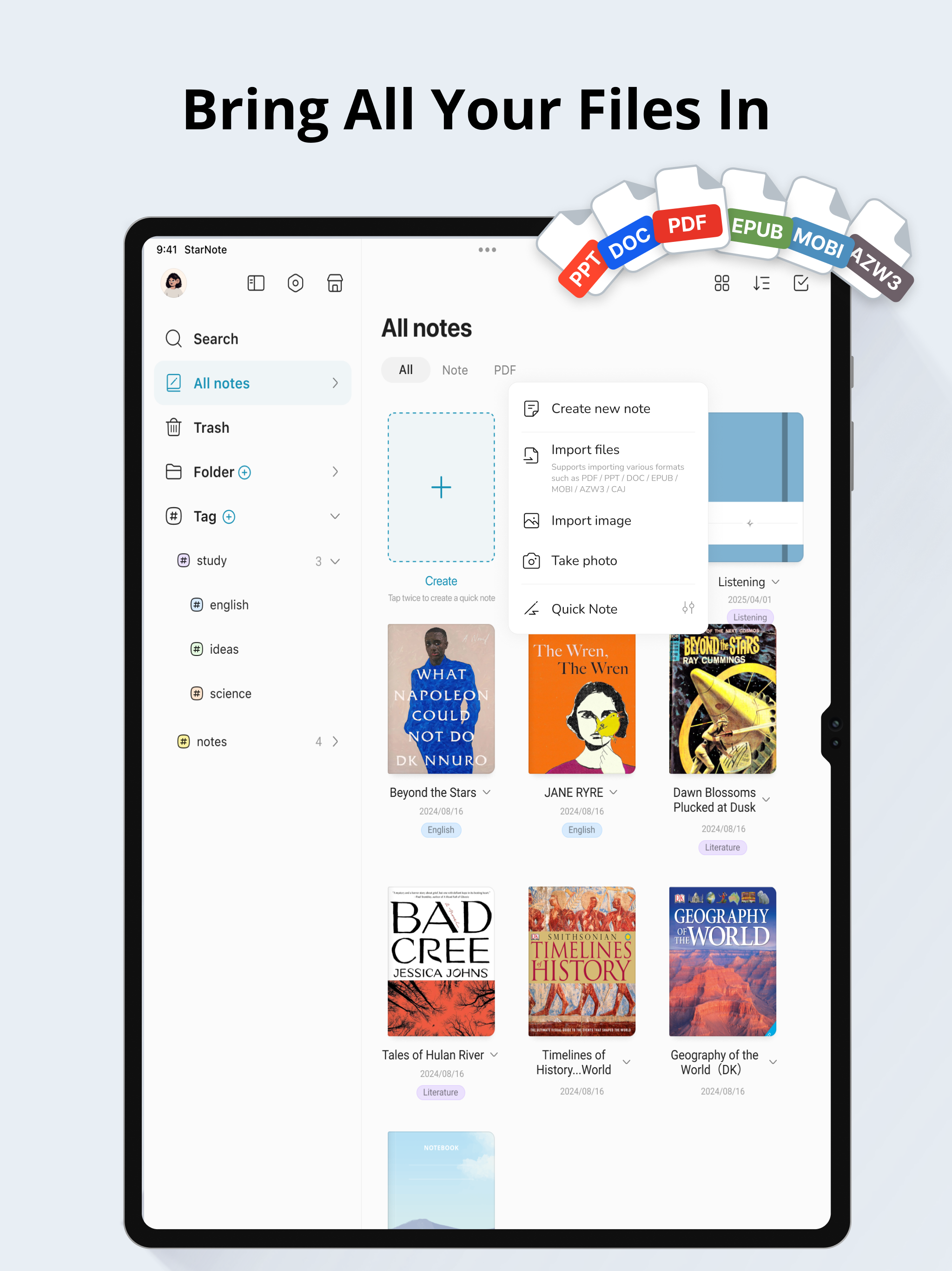 Bring All Your Files In
